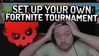 Setting Up Your OWN Fortnite Tournament Warlegends Tutorial [upl. by Hett]