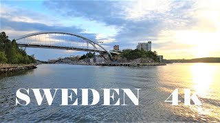 STOCKHOLM WALK 4K Nacka  Svindersviksbron  Mjölnarvägen [upl. by Enwahs]