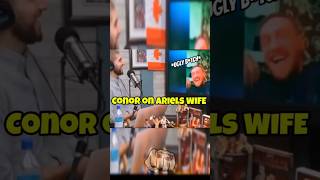 Conor McGregor CLOWNS Ariels WIFE for 45 Seconds 😳😭 conormcgregor ufc arielhelwani [upl. by Zaneski]