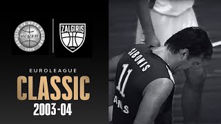 SABONIS BEST Ever GAME  Ulker  Žalgiris I EUROLEAGUE CLASSIC GAMES 200304 [upl. by Glenine188]