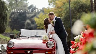 Elegant wedding on Lake Como in Italy  Wedding ceremony in Bellagio [upl. by Wiltz737]