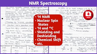 NMR Spectroscopy  Organic Chemistry [upl. by Nairolf271]