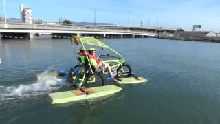 Amphibious Trike on the AlamedaOakland estuary [upl. by Gardner238]