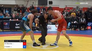 GRGR 77 KG  Gold  Mason Manville NLWC Vs Patrick Smith MN Storm [upl. by Naharba]