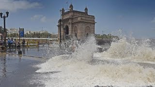 High tide alert Mumbaikars warned against venturing near sea [upl. by Shamma]