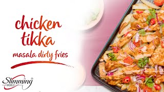 Slimming World chicken tikka masala dirty fries  full recipe in the description below [upl. by Tapes]