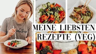 Meine 3 LIEBLINGSREZEPTE vegetarischvegan  Gesund Schnell und Einfach  TheBeauty2go [upl. by Sioled]