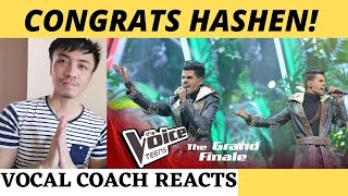 Hashen Dulanjana  Wilpattuwe විල්පත්තුවේ  Grand Finale  The Voice Teens Sri Lanka Reaction [upl. by Glyn]