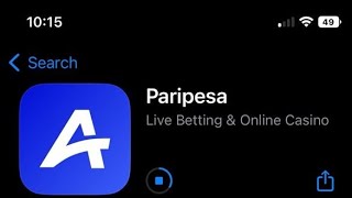 How To Download The Paripesa App on IOS [upl. by Karrie228]