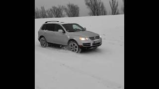 VW TOUAREG 32 V6 snow Belgrade 🇷🇸 [upl. by Atiuqel824]