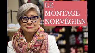 La technique du MONTAGE NORVÉGIEN  Zone Tricot [upl. by Aneetsirhc]