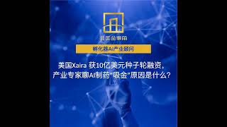 Xaira10亿美元种子轮融资，产业专家聊AI制药”吸金”的原因是什么？ [upl. by Allred]