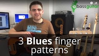 3 Important Blues Bass Guitar Fingerboard Shapes [upl. by Adelina]