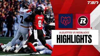 CFL WEEK 16 Montreal Alouettes vs Ottawa Redblacks FULL HIGHLIGHTS [upl. by Nednal]