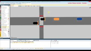 Vissim Tutorial  Lesson 16  VisVap for Ped crossing  signal group control [upl. by Onileva]