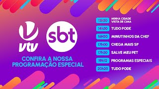 SBT  AO VIVO  Programação Especial [upl. by Joelie]