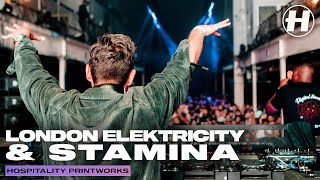 London Elektricity amp Stamina  Live  Hospitality Printworks 2023 [upl. by Hagep]