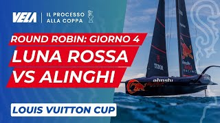 LUNA ROSSA PER IL PRIMATO NEL ROUND ROBIN OGGI LA BARCA ITALIANA IN REGATA CON ALINGHI [upl. by Eidoj]