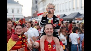 Belgium v Japan Fans in Russia watch crucial World Cup match – live [upl. by Fesoj]