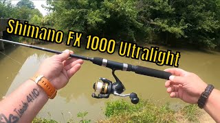 Shimano FX 1000 Ultralight Combo  First Opinions [upl. by Maurice]