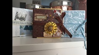 TUTO Scrap MiniAlbum Tout Mini Trés FACILE Débutants FêtesNOËL [upl. by Ahsaei]