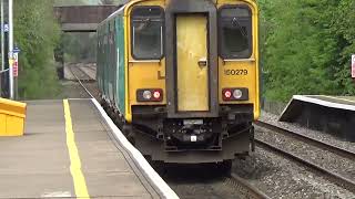 Cwmbran train station train going to Manchester Piccadilly [upl. by Nnyletak]