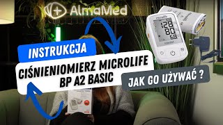 Ciśnieniomierz Microlife BP A2 Basic Instrukcja Poradnik Krok po kroku [upl. by Ahcurb]