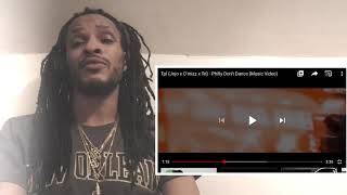 🇺🇸Reaction Tpl Jojo x O’mizz x Td  Philly Don’t Dance Music Video [upl. by Ahsiak614]