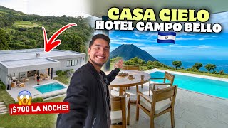 ¡700 la noche 🇸🇻😱 El HOTEL más COSTOSO de El Salvador 💰 Casa Cielo [upl. by Normak]