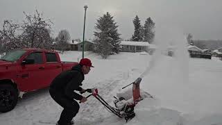 Snowblowing my driveway [upl. by Suez]