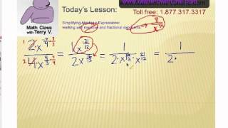 How to Simplify Rational Expressions fractional exponents [upl. by Aiden]