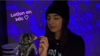 ASMR  Lotion On Mic♡ [upl. by Eelyr]