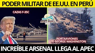 ESTADOS UNIDOS IMPONE PRESENCIA MILITAR EN APEC 2024 [upl. by Candy]