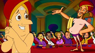 Tenali Raman Stories in English TALES OF EUROSWAMI Inspirational Motivational funny Animated Videos [upl. by Eri]