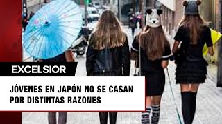 Estas son las razones de por qué los jóvenes no se casan en Japón [upl. by Ahcila]