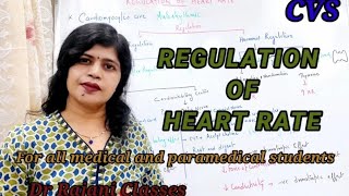 Heart Rate part2 Regulation of Heart rate [upl. by Ynottirb]