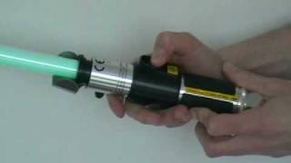 Yoda Force FX Lightsaber E2  AOTC [upl. by Ilojna]