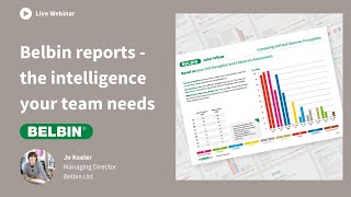 Webinar Belbin reports  the intelligence your team needs [upl. by Odell]