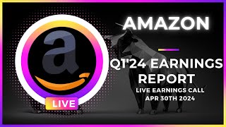 🔴 WATCH LIVE AMAZON AMZN Q124 Quarterly Earnings LIVE  530 PM ET [upl. by Aihpled]