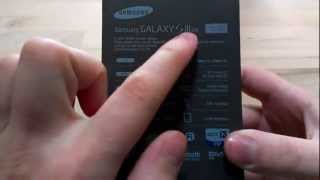 Samsung Galaxy SIII LTE GTi9305 Unboxing [upl. by Haseena]