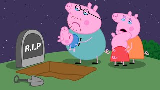 Daddy Pig Desperate Attempt to Save George  Peppa Pig Funny Animation [upl. by Spearing]