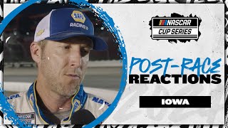 Chase Elliotts crew chief Alan Gustafson breaks down solid day at Iowa  NASCAR [upl. by Patience]