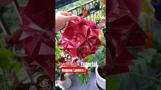 Angpow Lantern Tutorial 新年红包绣球灯笼制作 Chinese New Year Decoration [upl. by Ardnasil202]