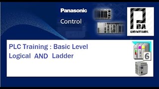 PLC Training  Basic Level  Ladder Operator AND  FPWIN Pro Panasonic [upl. by Valer]