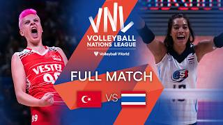 🇹🇷 TUR vs 🇹🇭 THA  Full Match  Women’s VNL 2022 [upl. by Ahsan]