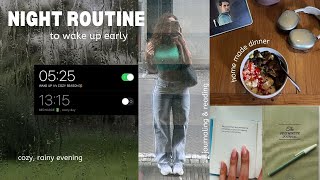 NIGHT ROUTINE realistic 611pm cozy evening home made dinner reading journaling amp self care [upl. by Circosta]