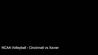 LIVE Cincinnati Bearcats vs Xavier Musketeers  NCAA Womens Volleyball Audio only [upl. by Heidi730]