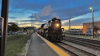 CP 2816 steam train at Elmwood Park IL [upl. by Marks133]