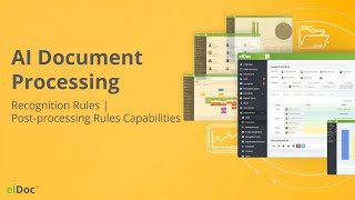 elDoc  Postprocessing Rules Capabilities  AI Document Processing [upl. by Panta]