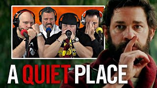 SHHHHHH Answers First time watching A Quiet Place movie reaction [upl. by Dnanidref]